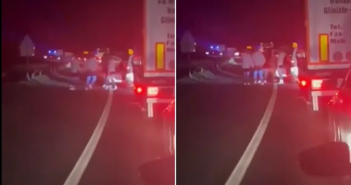 Putnici zaigrali kolo, kolona, čekanje, gužva, Granični prelaz (GP) Gradi&scaron;ka, ulaz u BiH/Ema Džananović