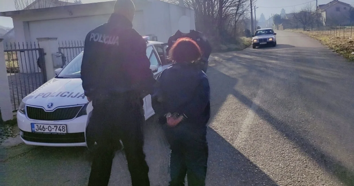 Hapšenje žene u blizini Mostara/Hercegovacki.ba/