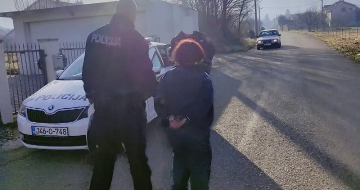 Hapšenje žene u blizini Mostara/Hercegovacki.ba/