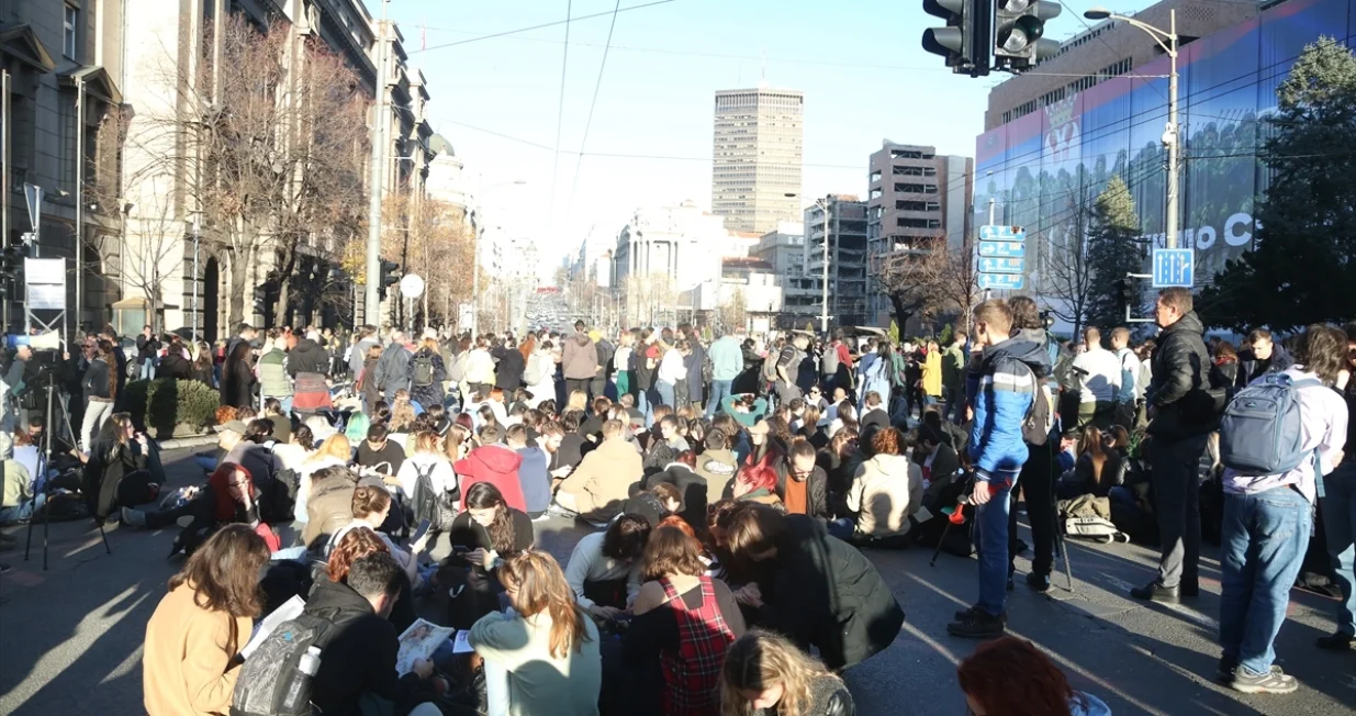 Protesti u Beogradu/