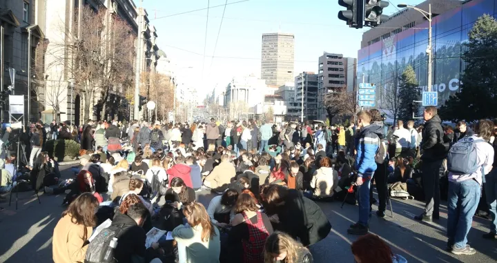 Protesti u Beogradu/