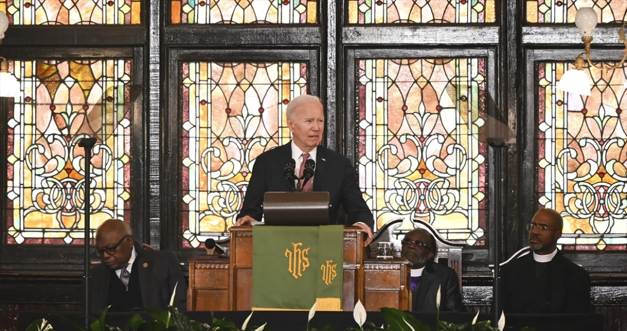 Joe Biden, prekinut govor u crkvi u Južnoj Karolini, demonstranti pozvali na prekid vatre u Gazi/Anadolija