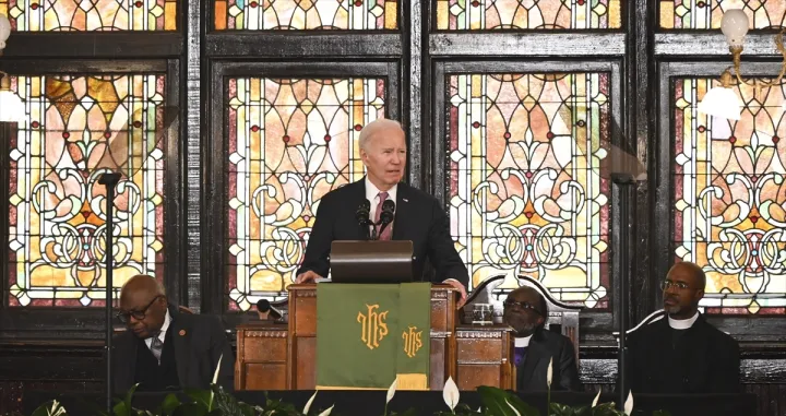 Joe Biden, prekinut govor u crkvi u Južnoj Karolini, demonstranti pozvali na prekid vatre u Gazi/Anadolija