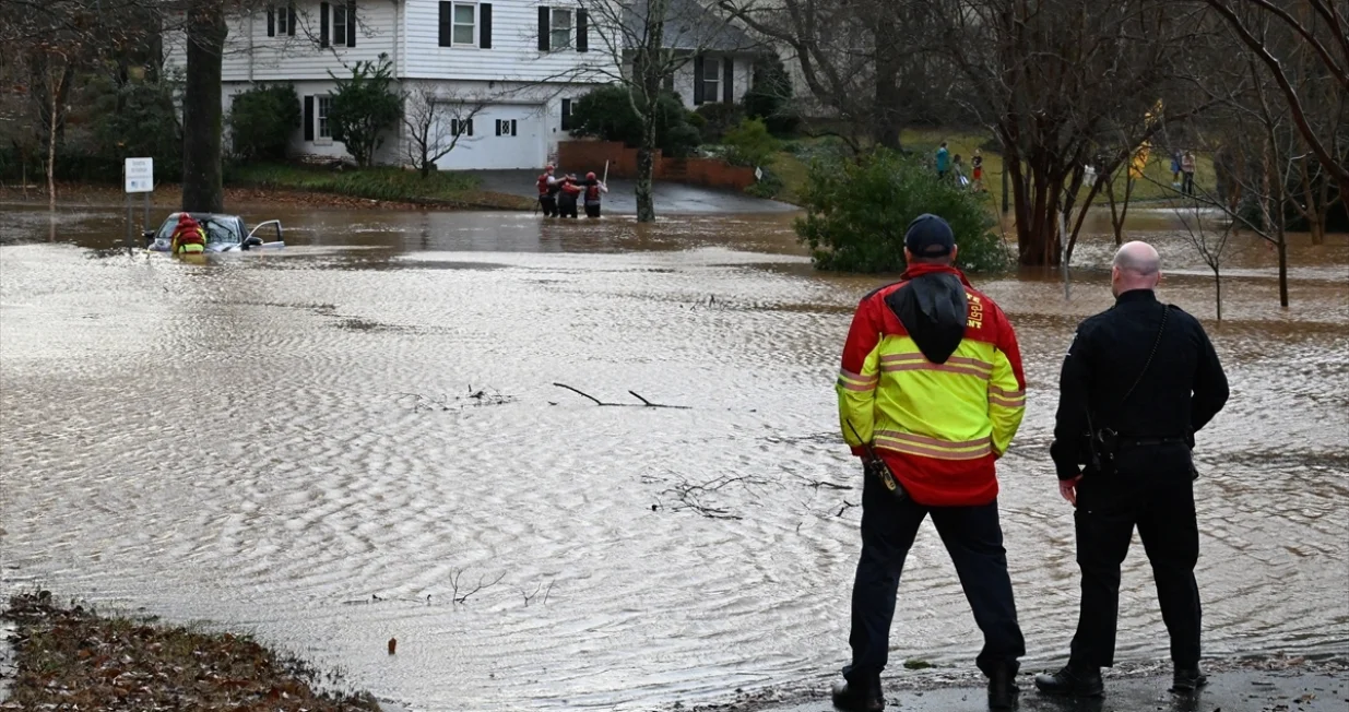 Jaka oluja pogodila istok SAD-a, kiša, poplava, Charlotte, Južna Karolina/Anadolija