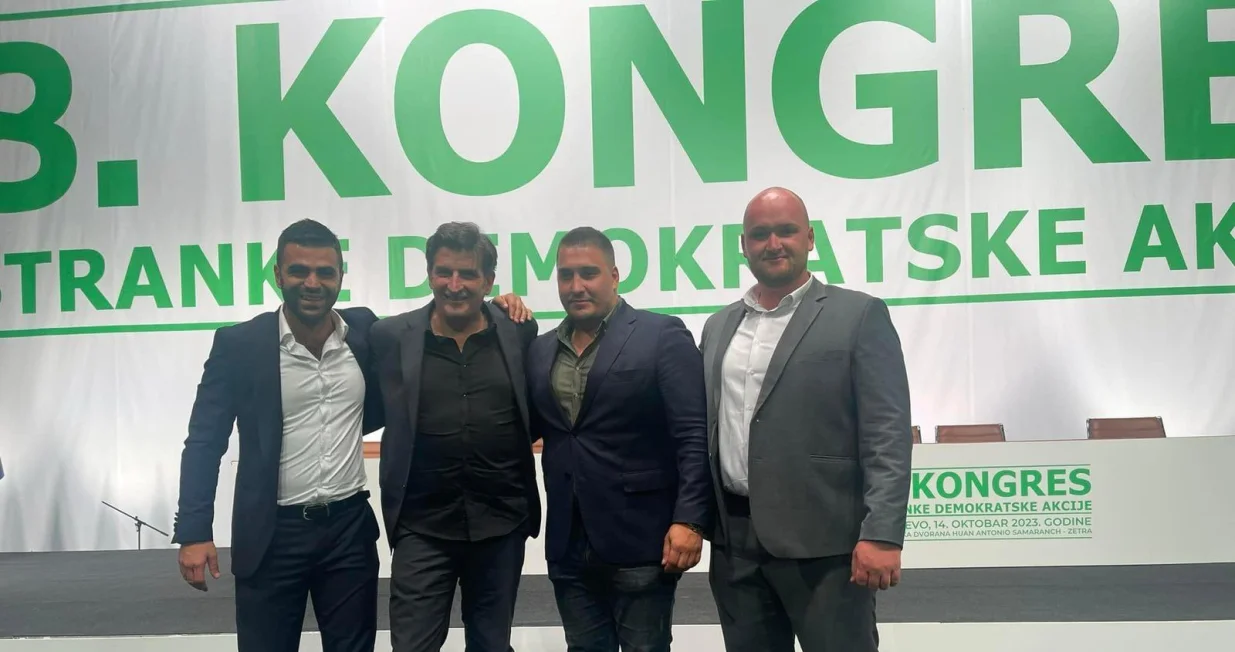 SDA nade: Kerim Balić, Faruk Kapidžić, Haris Zahiragić i Faruk Turković/