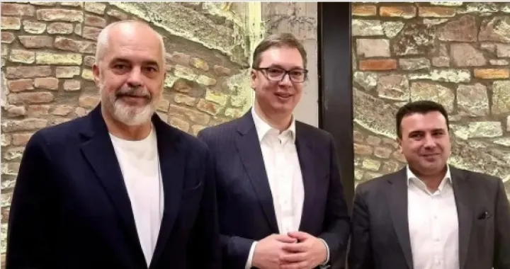 Rama, Vučić i Zaev/Instagram