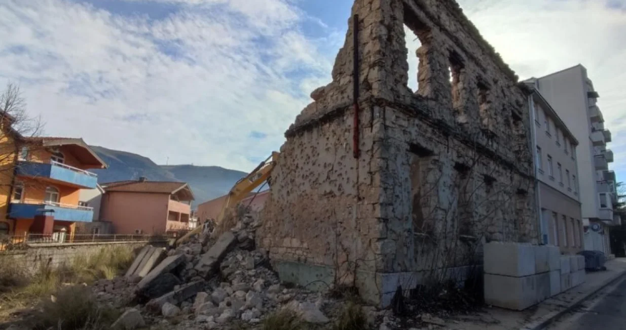 Rušenje objekata u Mostaru/Bljesak.info