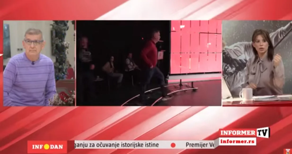 Svađa u programu uživo/Screenshot/Maya S