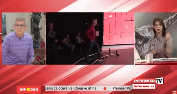 Svađa u programu uživo/Screenshot/Maya S