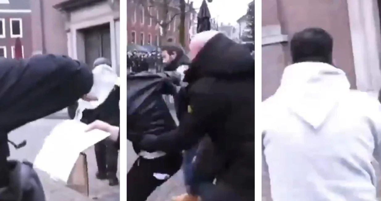 Desničari pokušali zapaliti Kur'an u Nizozemskoj/PrtSc/Namik Šahinpašić