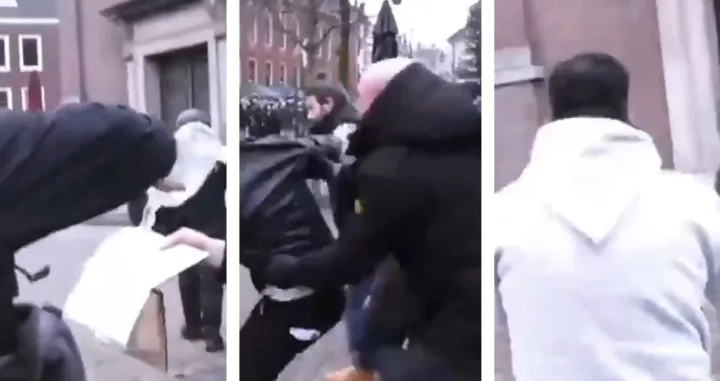 Desničari pokušali zapaliti Kur'an u Nizozemskoj/PrtSc/Namik Šahinpašić