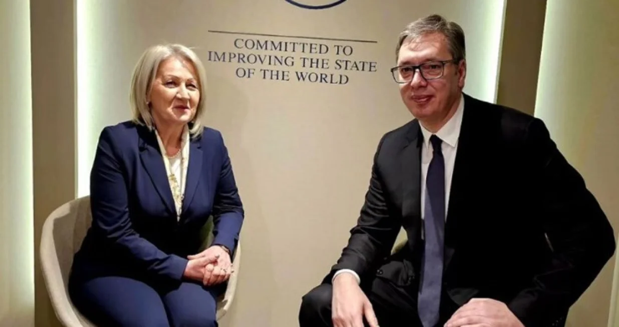 Borjana Krišto i Aleksandar Vučić/