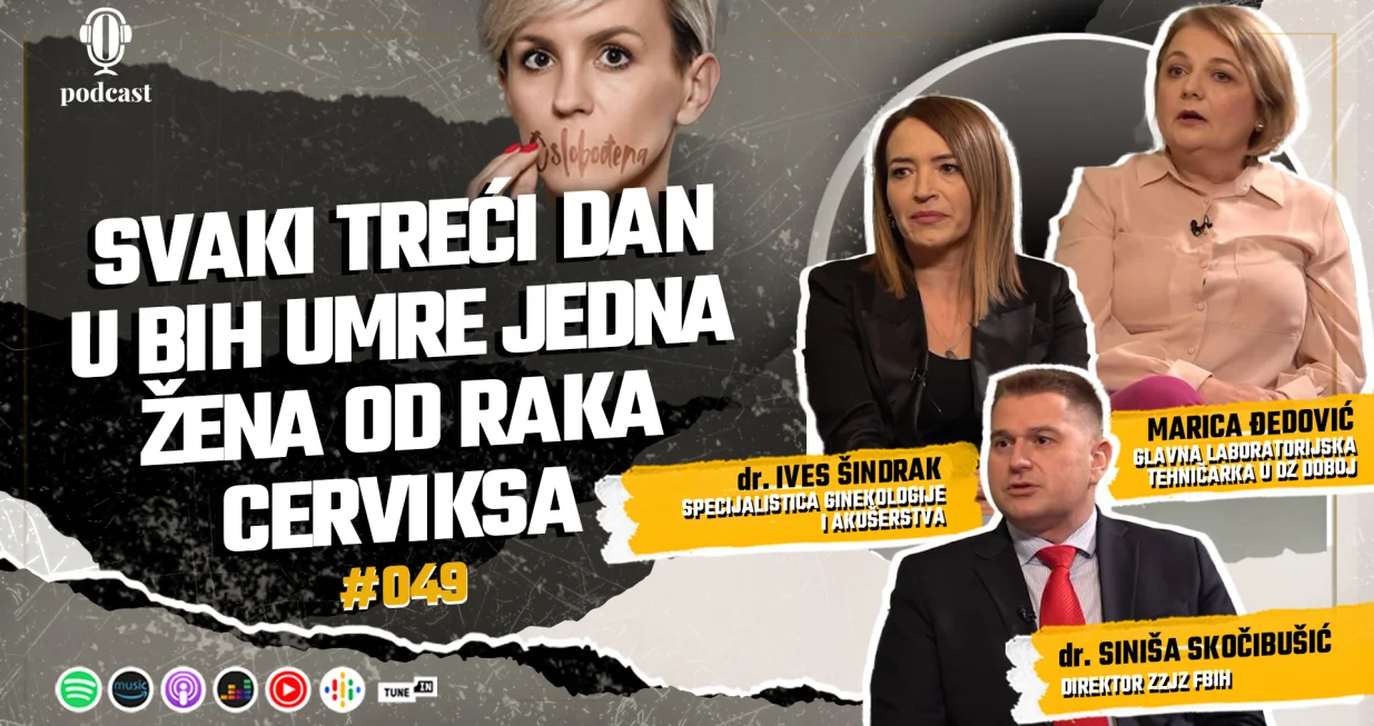 Gotovo svi slučajevi raka grlića ili vrata maternice uzrokovani su HPV infekcijom//