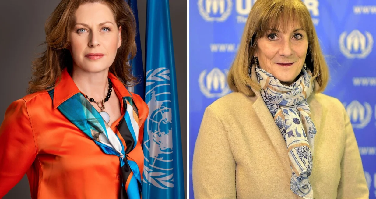 Ingrid Macdonald i Lucie Gagn&eacute;/