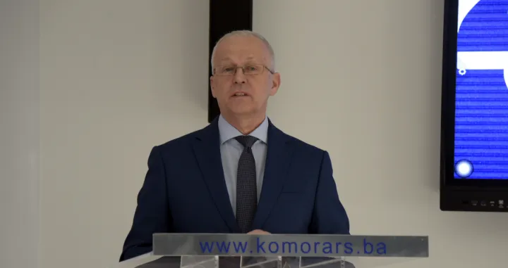 Pero Ćorić, predsjednik privredne komore RS-a/СРНА