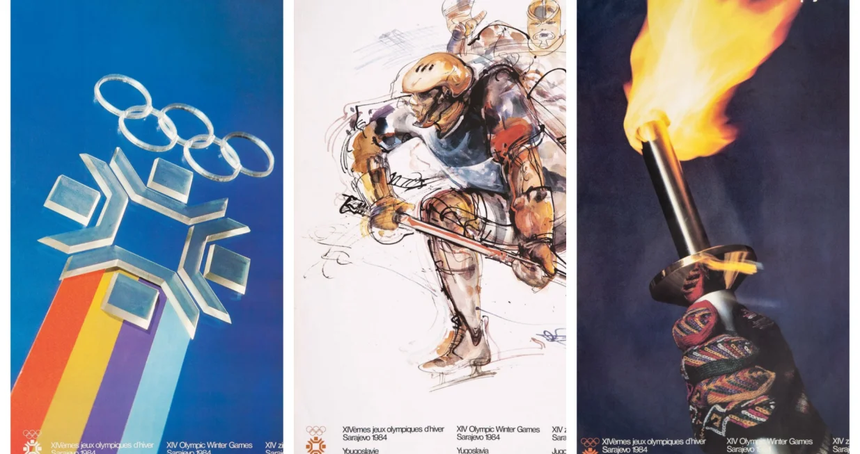 Kolaž plakata Olimpijada/