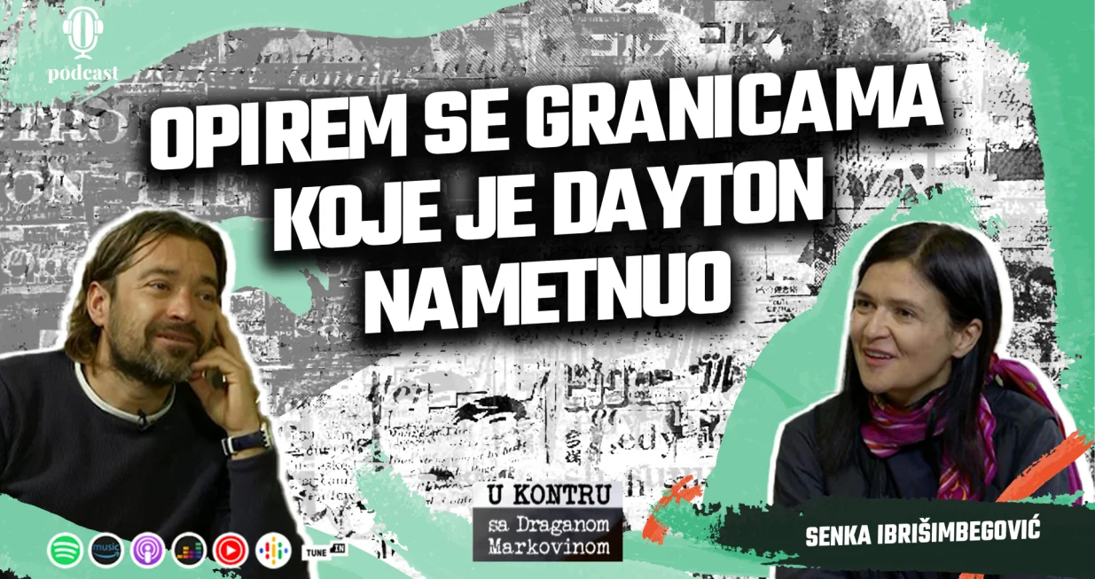 U kontru sa Markovinom: Ove subote u novoj epizodi podcasta U kontru sa Draganom Markovinom gošća je Senka Ibrišimbegović/