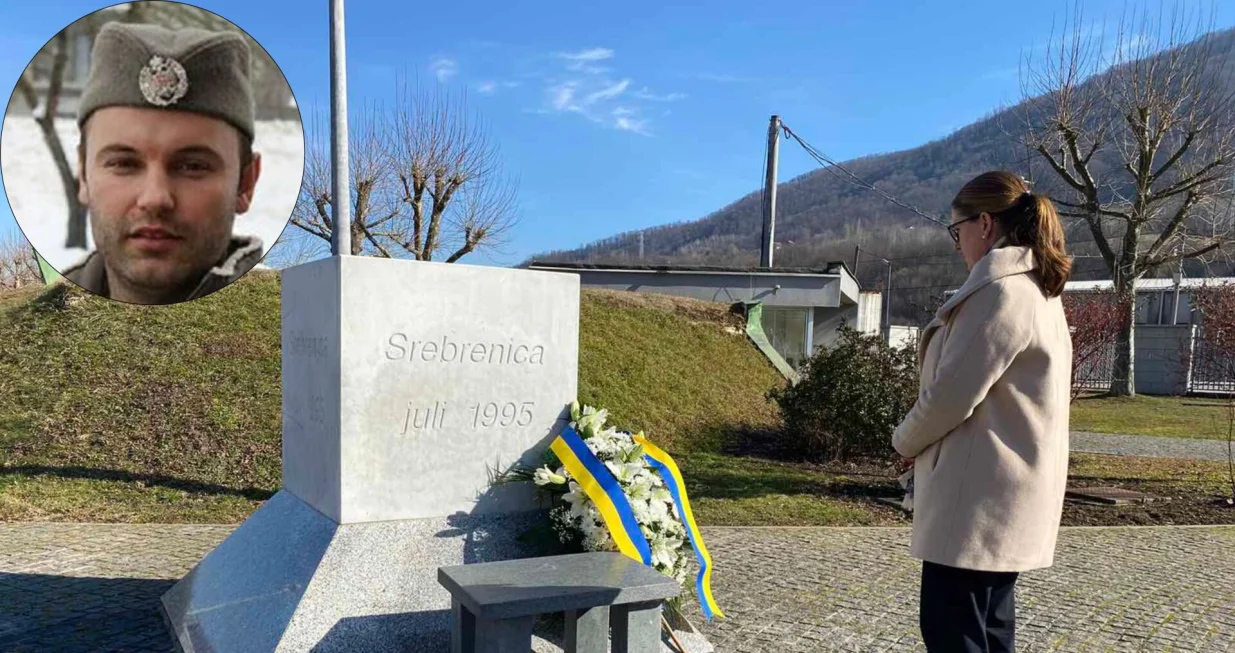 Helena Lagerlöf, Mladen Grujičić, Srebrenica/