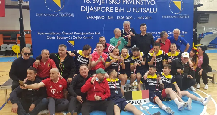 Pobjednička ekipa: Belgija, Svjetsko prvenstvo (SP) dijaspore BiH u futsalu, Sarajevo/Haris Halilović