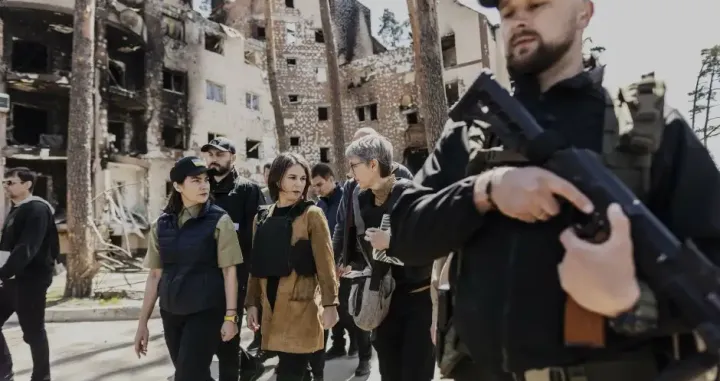 Annalene Baerbock ukraine FAZ/