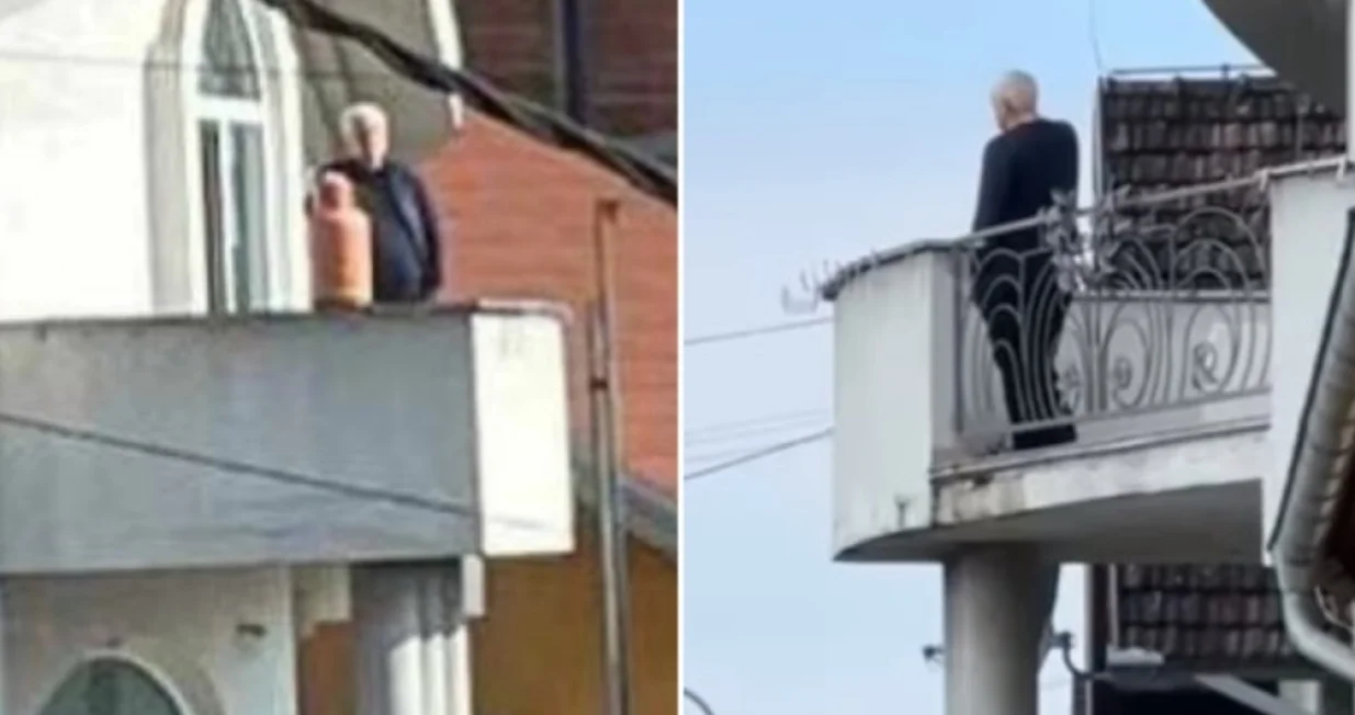 Prijetio sa balkona/Printsccreen/