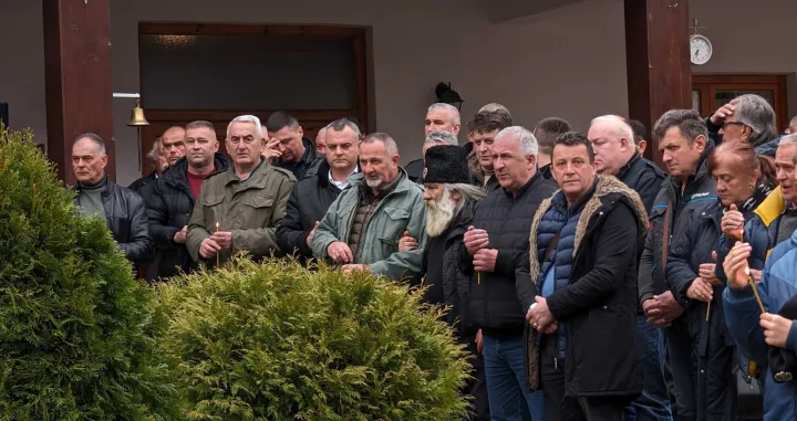 Ravnogorci u Draževini. Foto: BIRN BiH/