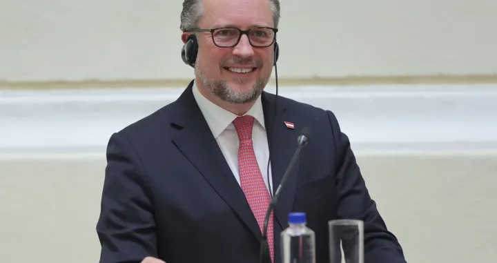 Mvp BiH - Antonio Tajani i Alexander Schallenberg, šefovi diplomatija Italije i Austrije i Elmedin Konaković/Senad Gubelić