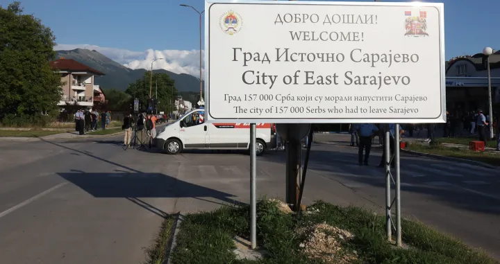 protest podrške za Dodika istočno Sarajevo/Senad Gubelić
