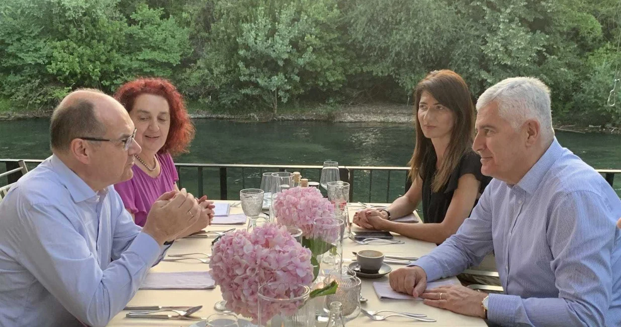 Sastanak Christiana Schmidta i Dragana Čovića/Twiter