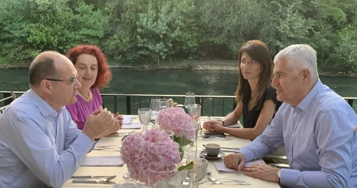 Sastanak Christiana Schmidta i Dragana Čovića/Twiter