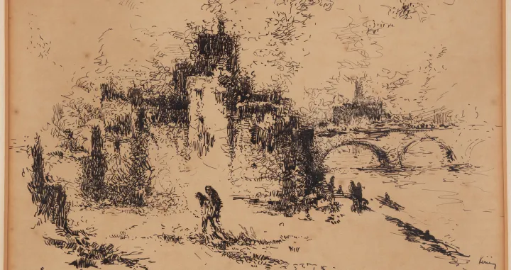 "London - Radnici uz Temzu", 1921./