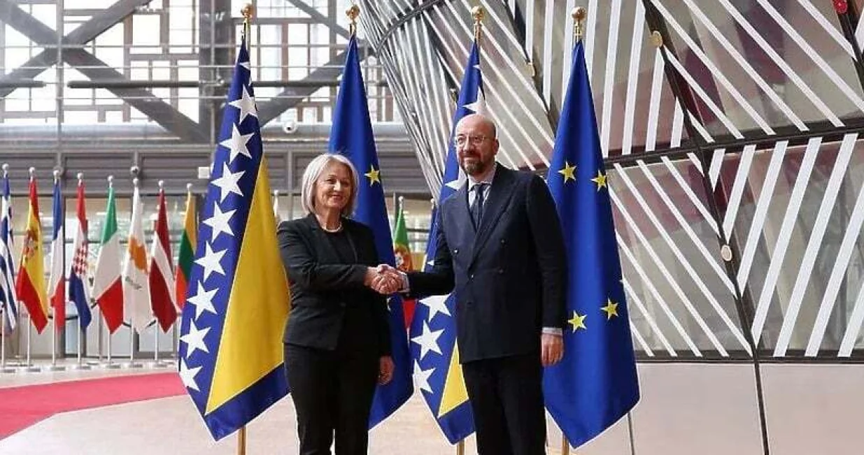 Borjana Krišto, Charles Michel/