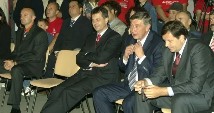 Radojičić, Radmanović i Dodik u vrijeme spajanja/