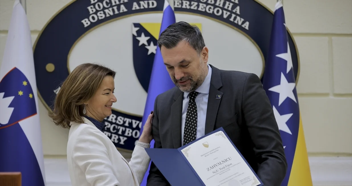 Tanja Fajon u Sarajevu, Elmedin Konaković/Anadolija