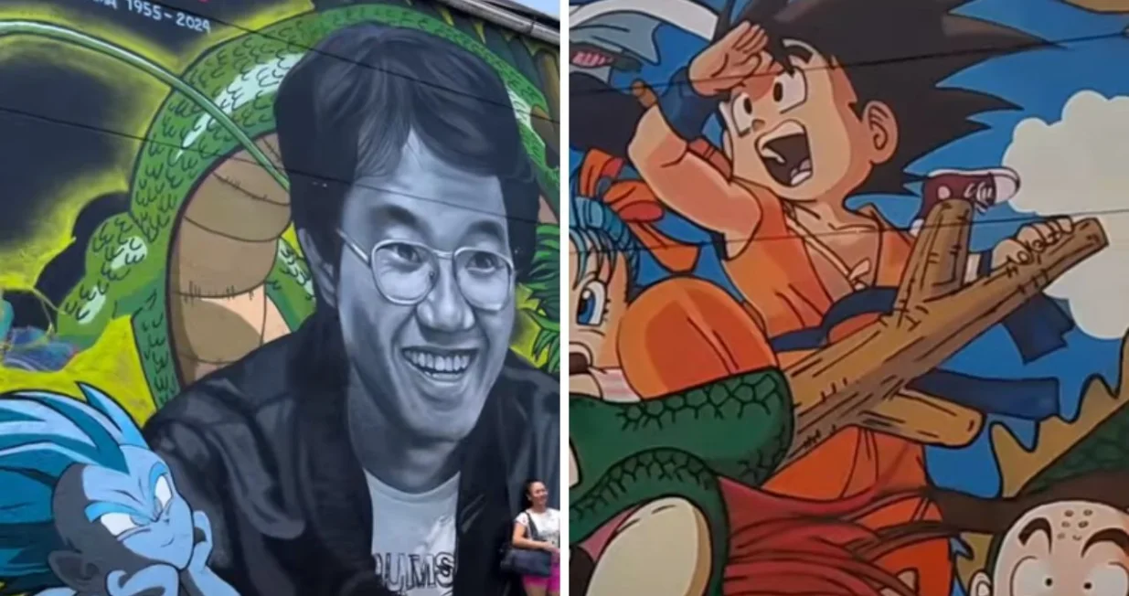 Ogromni mural posvećen Akiri Toriyami/ Ss/ Youtube/Amir9937
