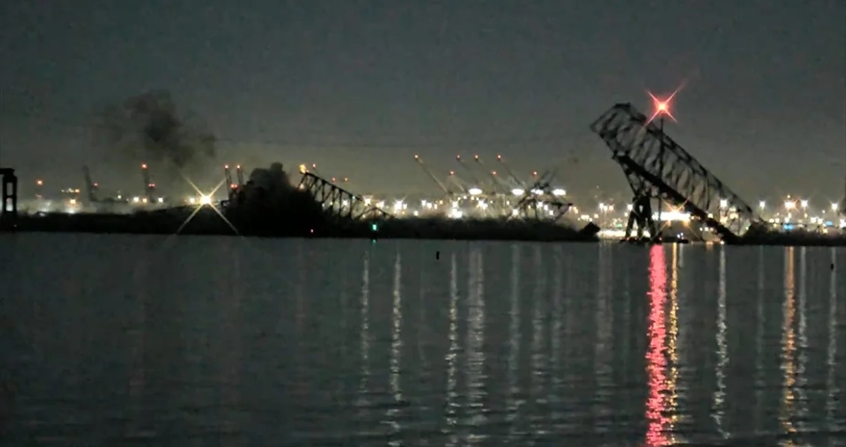 Most u Baltimoreu, teretni brod se zabio u most, srušen most/Anadolija/