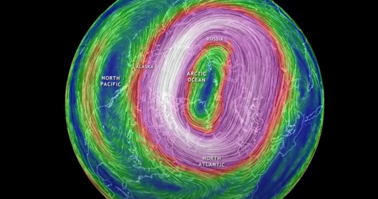 Polarni vorteks/ Ilustracija/ Ss/ Youtube/