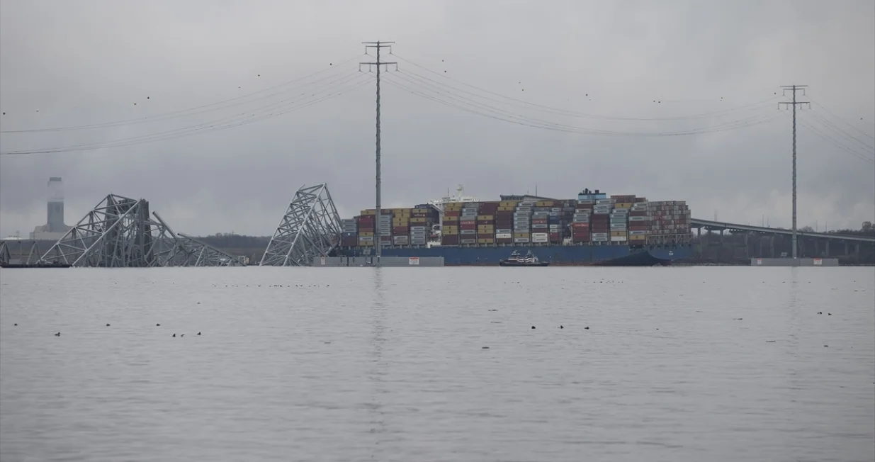 Most u Baltimoreu, srušen most, Baltimore, teretni brod/Anadolija