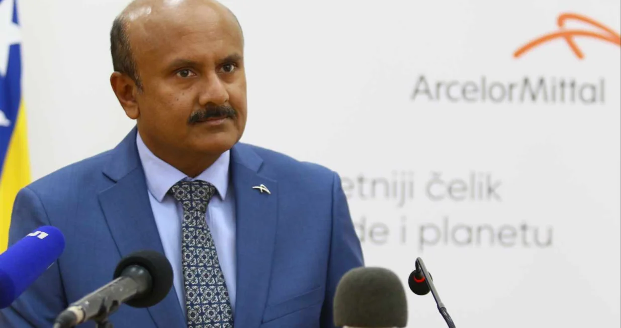 Mikhil Mehta, generalni direktor ArcelorMitalla Zenica/ Muhamed Tunović/