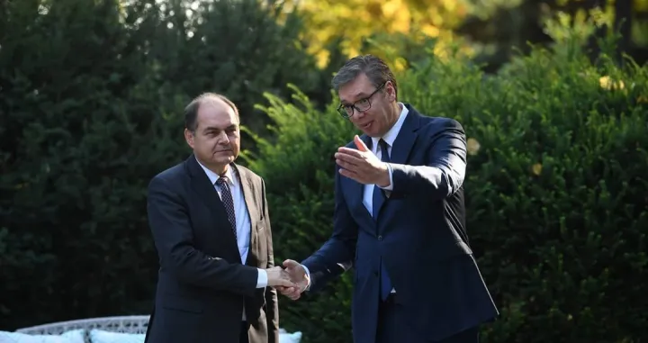 Christian Schmidt i Aleksandar Vučić/Instagram/