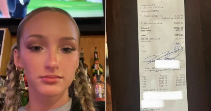 Dobila napojnicu od preko 800 eura, ali morala mušteriji ispuniti čudnu želju/Tiktok/rescarded