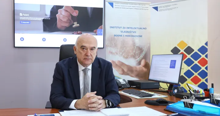 Direktor Instituta za intelektualno vlasništvo BiH Josip Merdžo/Senad Gubelić