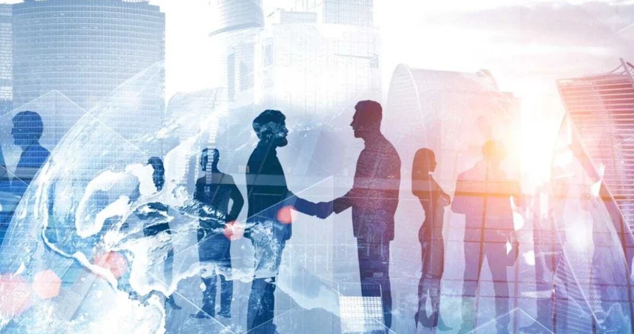 Poslovanje, poslovno okruženje ilustracija/