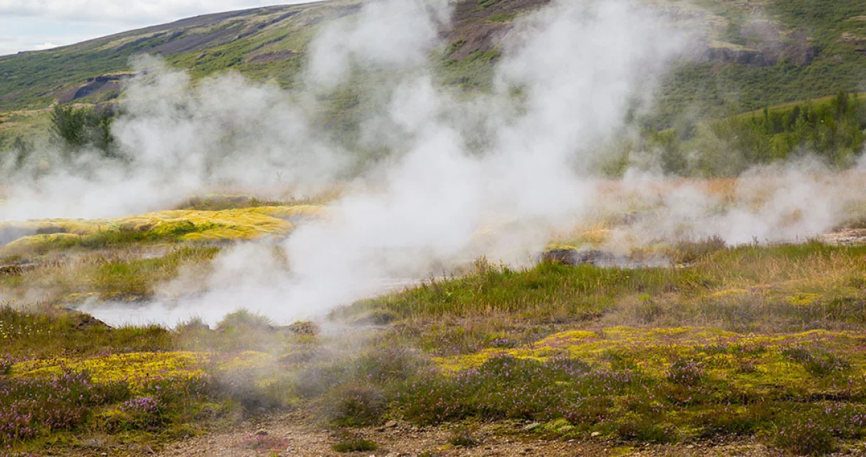 geotermalna voda ilustracija/