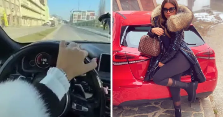 ADNA HELIĆ influenserica divljanje na cesti brza vožnja/