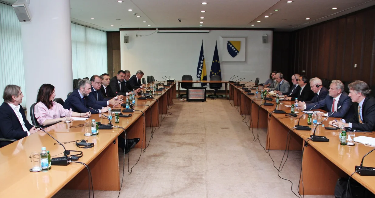 Sastanak: Trojka, ambasadori PIC-a i Johann Sattler/Sdp Bih