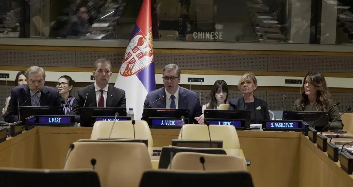 Aleksandar Vučić u UN/