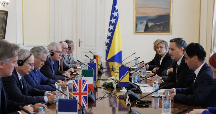 Sastanak je održan na Bećirovićev poziv/Predsjedništvo BiH/