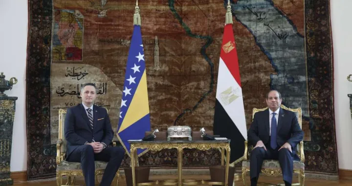 Bećirović i Al-Sisi/