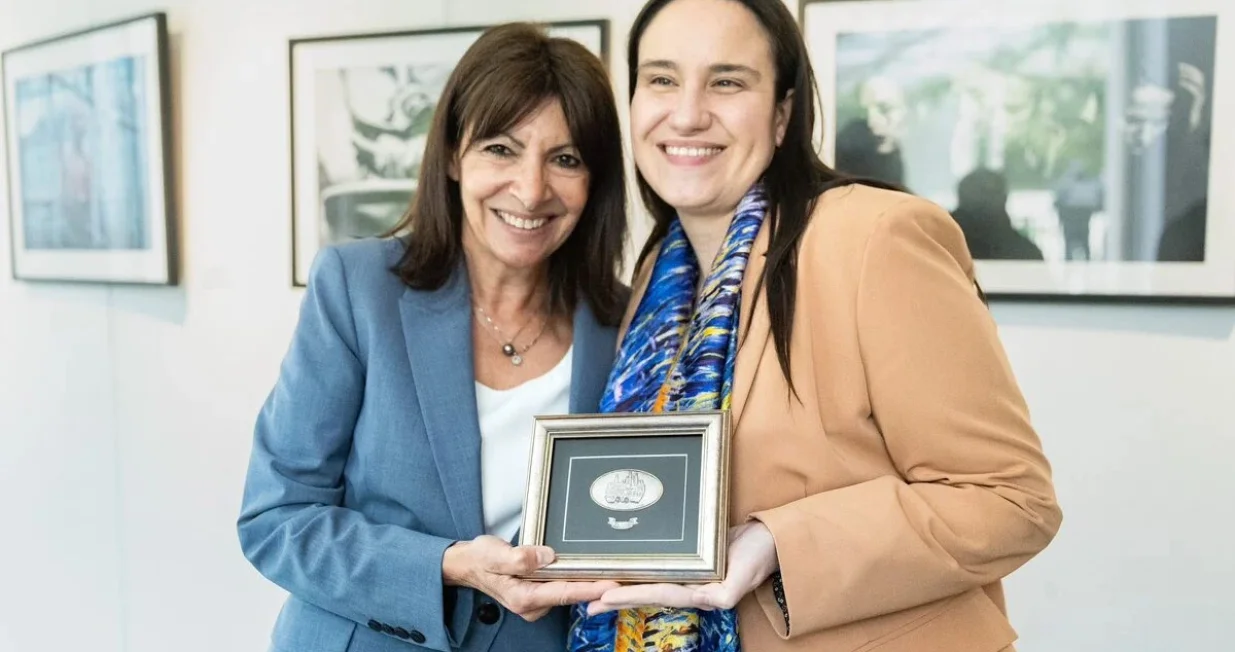 Benjamina Karić i Anne Hidalgo/ Grad Sarajevo/